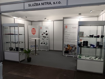 Exhibition stand of SLUŽBA NITRA, s.r.o. at the IZB 2024 trade fair in Wolfsburg